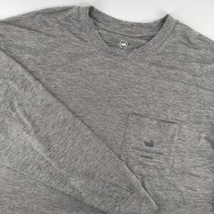 Southern Marsh Fieldtec Mens XL Gray Long Sleeve Pocket T-Shirt Tuna Graphic